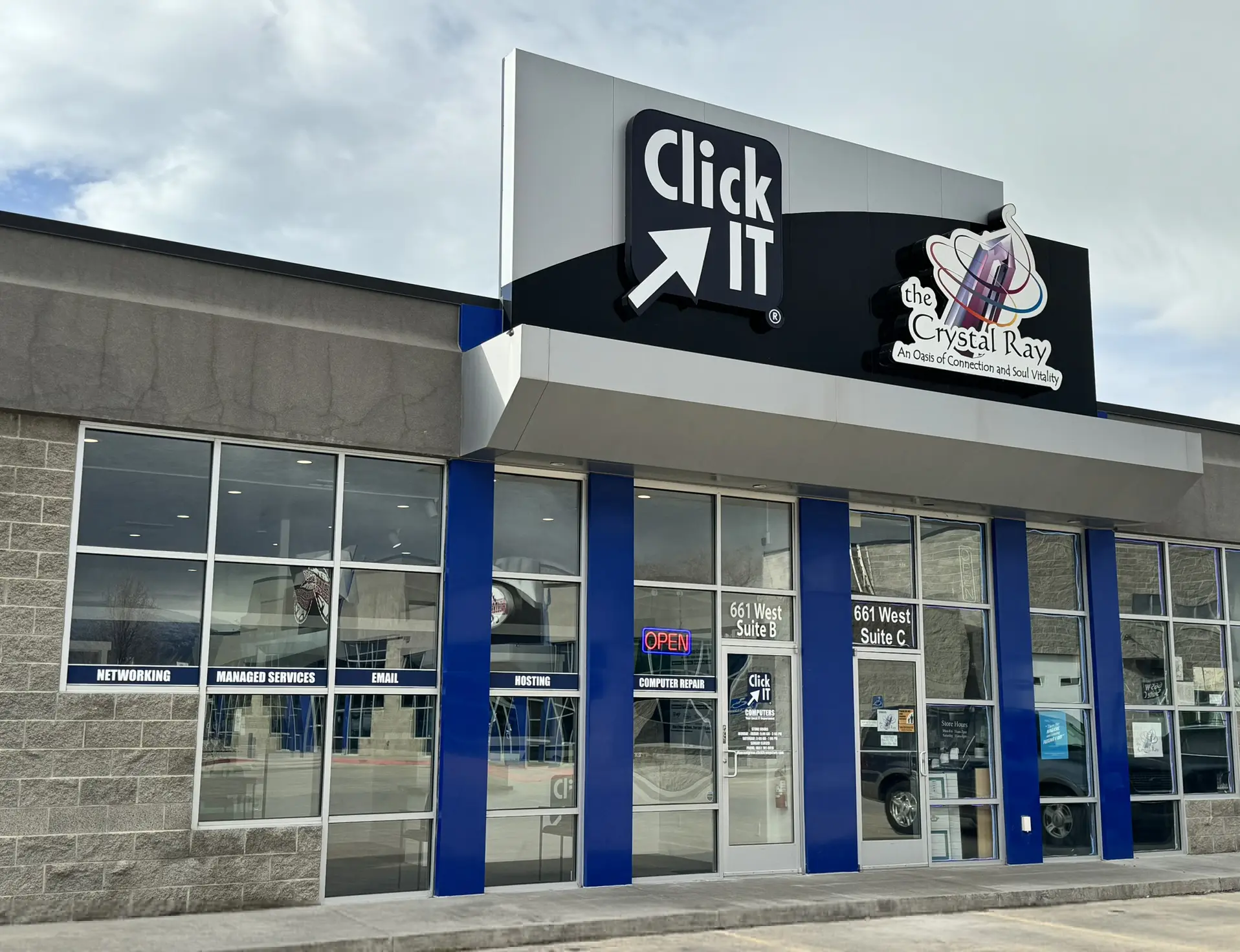 Click IT office in Pleasant Grove, showcasing services as a local managed IT support provider.